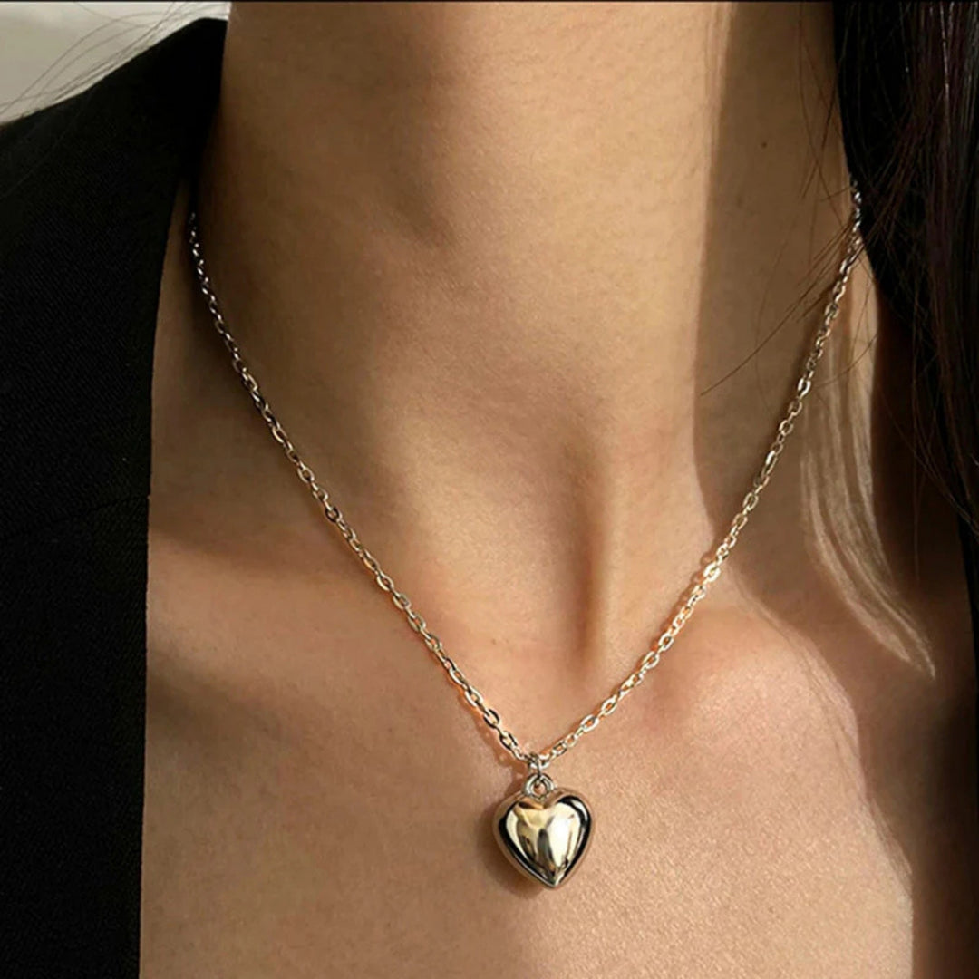 Silver Layering Necklaces Combo of 6 PC