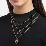 Load image into Gallery viewer, Minimalist Gold Layered Necklace Set Combo
