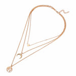 Load image into Gallery viewer, Minimalist Gold Layered Necklace Set Combo
