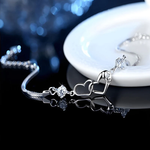 Load image into Gallery viewer, Love Hearts Silver Bracelet
