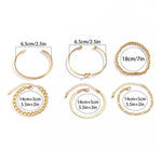 Load image into Gallery viewer, Minimalist Stackable Set of 6 Bracelet
