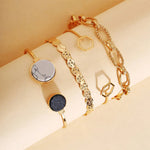 Load image into Gallery viewer, Boho Gold Bracelet Pack - 4 PC Set

