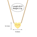 Load image into Gallery viewer, Manifestation 11:11 Heart Necklace
