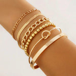 Load image into Gallery viewer, Minimalist Stackable Set of 6 Bracelet
