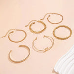 Load image into Gallery viewer, Minimalist Stackable Set of 6 Bracelet
