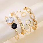 Load image into Gallery viewer, Boho Gold Bracelet Pack - 4 PC Set
