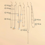 Load image into Gallery viewer, Silver Layering Necklaces Combo of 6 PC
