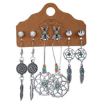 Load image into Gallery viewer, Dream Catcher Earring Set of 6
