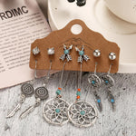 Load image into Gallery viewer, Dream Catcher Earring Set of 6
