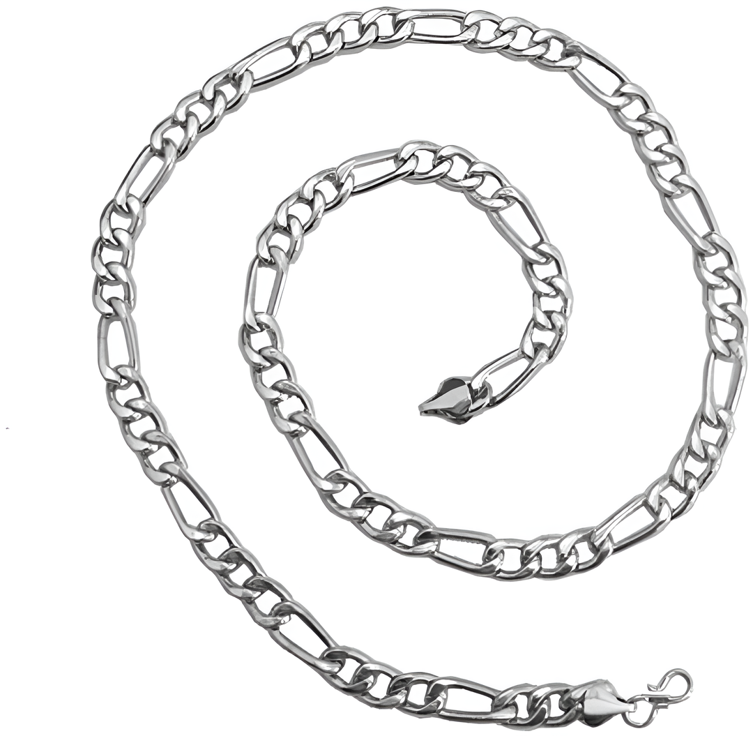 Men’s Chunky Silver-Tone Chain Necklace